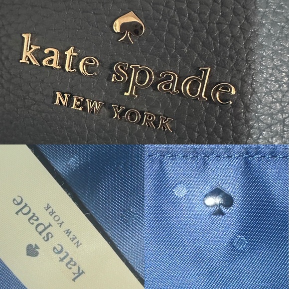 kate spade LIKE NEW New York Watson Lane Maya Leather Tote Bag in blue